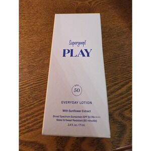 Supergoop PLAY Everyday Lotion SPF 50 PA++++ 2.4 fl.oz Broad Spectrum Sunscreen
